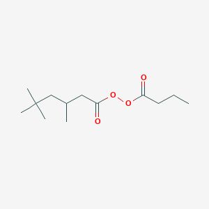 molecular formula C13H24O4 B12571304 Butanoyl 3,5,5-trimethylhexaneperoxoate CAS No. 193471-95-3