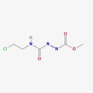 molecular formula C5H8ClN3O3 B12571362 Methyl [(2-chloroethyl)carbamoyl]diazene-1-carboxylate CAS No. 367965-97-7