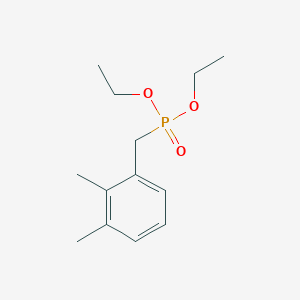 molecular formula C13H21O3P B12571459 Diethyl [(2,3-dimethylphenyl)methyl]phosphonate CAS No. 603134-66-3
