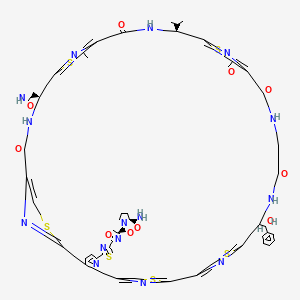 molecular formula C56H55N15O10S6 B1257149 GE 2270A CAS No. 134861-34-0