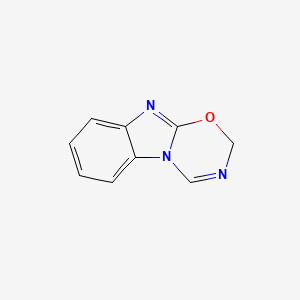 molecular formula C9H7N3O B12571537 2H-[1,3,5]oxadiazino[3,2-a]benzimidazole CAS No. 334011-05-1