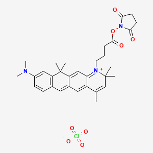molecular formula C32H38ClN3O8 B1257154 Atto 635 NHS ester 