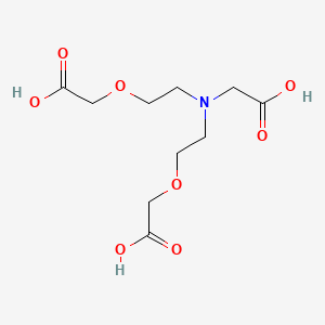 molecular formula C10H17NO8 B12571552 N,N-Bis[2-(carboxymethoxy)ethyl]glycine CAS No. 214070-26-5