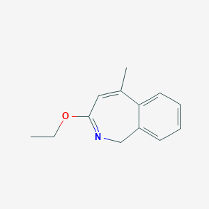 molecular formula C13H15NO B125717 3-Ethoxy-5-methyl-1H-2-benzazepine CAS No. 143265-98-9