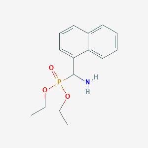 molecular formula C15H20NO3P B12571803 Diethyl [amino(naphthalen-1-yl)methyl]phosphonate CAS No. 189180-15-2