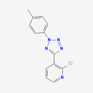 2-Chloro-3-[2-(4-methylphenyl)-5-tetrazolyl]pyridine