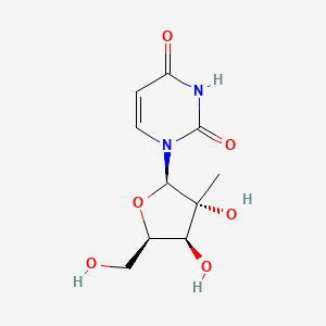 1-[(2R,3R,4S,5R)-3,4-dihydroxy-5-(hydroxymethyl)-3-methyloxolan-2-yl]pyrimidine-2,4-dione
