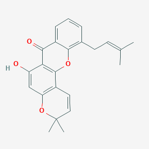 molecular formula C23H22O4 B1257189 LaurentixanthoneA 