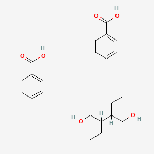 molecular formula C22H30O6 B12571985 Benzoic acid;2,3-diethylbutane-1,4-diol CAS No. 583034-95-1