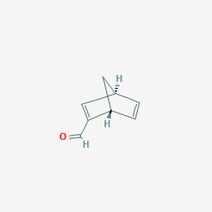 molecular formula C8H8O B12571998 (1R,4S)-Bicyclo[2.2.1]hepta-2,5-diene-2-carbaldehyde CAS No. 189345-92-4