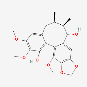 molecular formula C22H26O7 B1257203 binankadsurin A 