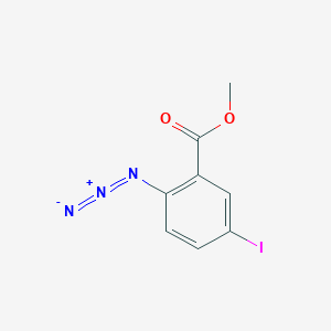 molecular formula C8H6IN3O2 B12572039 Methyl 2-azido-5-iodobenzoate CAS No. 185505-58-2