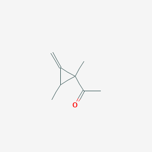 molecular formula C8H12O B125721 Methyl(1,3-dimethyl-2-methylenecyclopropyl) ketone CAS No. 156541-79-6