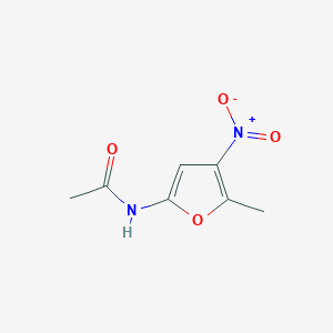 molecular formula C7H8N2O4 B12572168 N-(5-Methyl-4-nitro-2-furyl)acetamide 