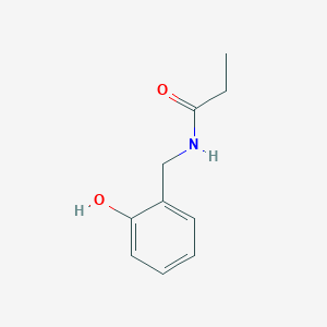 molecular formula C10H13NO2 B12572181 N-[(2-Hydroxyphenyl)methyl]propanamide CAS No. 606925-36-4