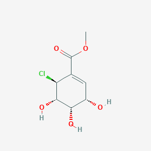 molecular formula C8H11ClO5 B1257225 Pericosine A 