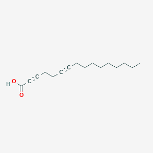 molecular formula C16H24O2 B1257235 2,6-Hexadecadiynoic acid 