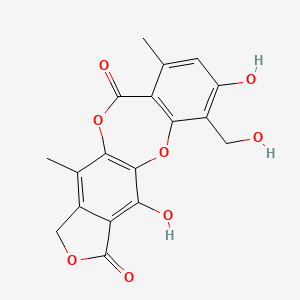 molecular formula C18H14O8 B1257237 Excelsione 