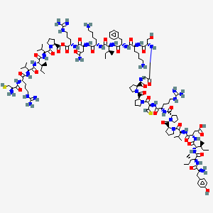 molecular formula C131H213N37O31S2 B1257239 Secapin CAS No. 58694-50-1
