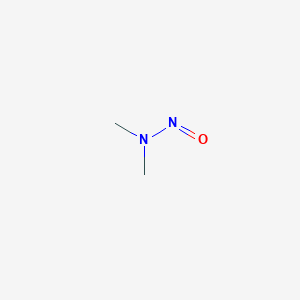 molecular formula C2H6N2O<br>(CH3)2NN=O<br>C2H6N2O B125725 N-nitrosodimethylamine CAS No. 62-75-9