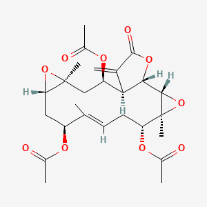molecular formula C26H34O10 B1257263 Michaolide G 