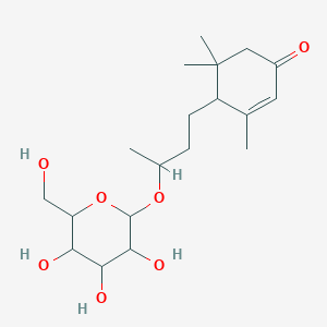 molecular formula C19H32O7 B1257269 Byzantionoside B CAS No. 62512-23-6
