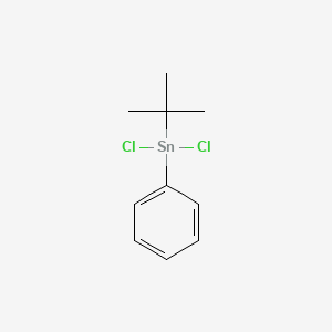 molecular formula C10H14Cl2Sn B12572852 tert-Butyl(dichloro)phenylstannane CAS No. 188759-63-9