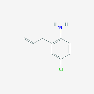 molecular formula C9H10ClN B12572861 4-Chloro-2-(prop-2-en-1-yl)aniline CAS No. 267002-56-2