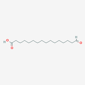 molecular formula C16H30O3 B1257287 16-Oxohexadecanoic acid CAS No. 69275-06-5