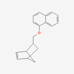 molecular formula C18H18O B12572893 1-[(Bicyclo[2.2.1]hept-5-en-2-yl)methoxy]naphthalene CAS No. 275384-72-0