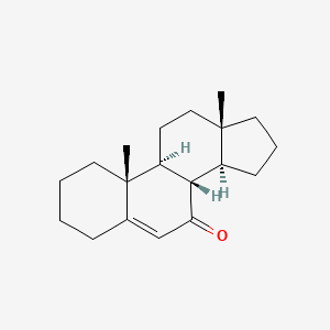 molecular formula C19H28O B1257290 Androst-5-en-7-one 