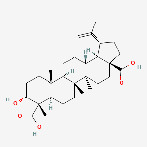 molecular formula C30H46O5 B1257296 3alpha-Hydroxylup-20(29)-ene-23,28-dioic acid 
