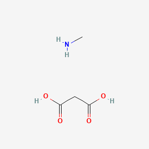 molecular formula C4H9NO4 B12573002 Propanedioic acid--methanamine (1/1) CAS No. 630095-23-7
