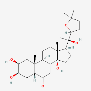 molecular formula C27H42O6 B1257301 Shidasterone CAS No. 26361-67-1