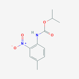 molecular formula C11H14N2O4 B12573100 Propan-2-yl (4-methyl-2-nitrophenyl)carbamate CAS No. 629648-19-7