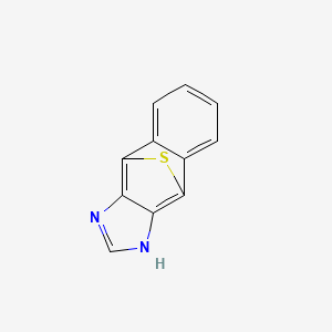 molecular formula C11H6N2S B12573106 1H-4,9-Epithionaphtho[2,3-d]imidazole CAS No. 337973-25-8