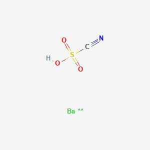 molecular formula CHBaNO3S B12573122 Sulfurocyanidic acid--barium (1/1) CAS No. 304676-17-3