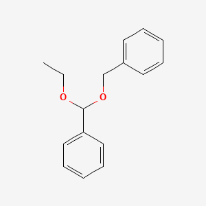 molecular formula C16H18O2 B12573228 [(Benzyloxy)(ethoxy)methyl]benzene CAS No. 190060-47-0