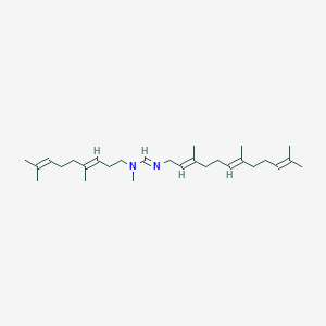 molecular formula C28H48N2 B125733 N-Homogeranyl-mff CAS No. 147315-58-0