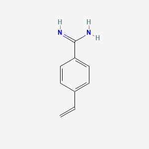 molecular formula C9H10N2 B12573391 4-Ethenylbenzene-1-carboximidamide CAS No. 200063-02-1