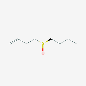 molecular formula C8H16OS B12573484 4-[(R)-Butane-1-sulfinyl]but-1-ene CAS No. 188954-51-0