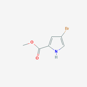 molecular formula C6H6BrNO2 B125735 methyl 4-bromo-1H-pyrrole-2-carboxylate CAS No. 934-05-4