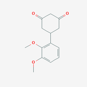 molecular formula C14H16O4 B12573532 5-(2,3-Dimethoxyphenyl)cyclohexane-1,3-dione CAS No. 192431-82-6