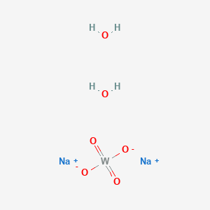 molecular formula H4Na2O6W B125736 Sodium tungstate dihydrate CAS No. 10213-10-2