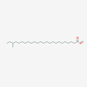 molecular formula C25H50O2 B1257362 22-Methyltetracosanoic acid 