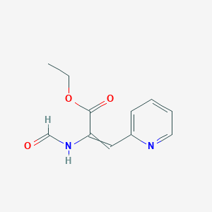 molecular formula C11H12N2O3 B12573644 Ethyl 2-formamido-3-(pyridin-2-yl)prop-2-enoate CAS No. 572923-92-3