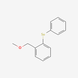 molecular formula C14H14OSe B12573948 Benzene, 1-(methoxymethyl)-2-(phenylseleno)- CAS No. 622839-16-1