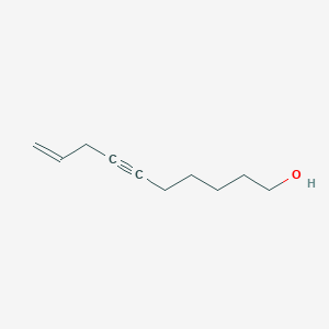 molecular formula C10H16O B12574084 9-Decen-6-yn-1-ol CAS No. 197901-51-2