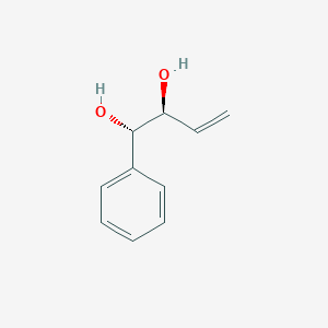 molecular formula C10H12O2 B12574085 3-Butene-1,2-diol, 1-phenyl-, (1S,2S)- CAS No. 202589-95-5