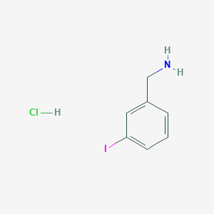 molecular formula C7H9ClIN B125741 3-碘苄胺盐酸盐 CAS No. 3718-88-5